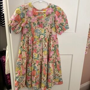 Mini-Boden, Floral Kids Dress, size 4-5. Excellent condition